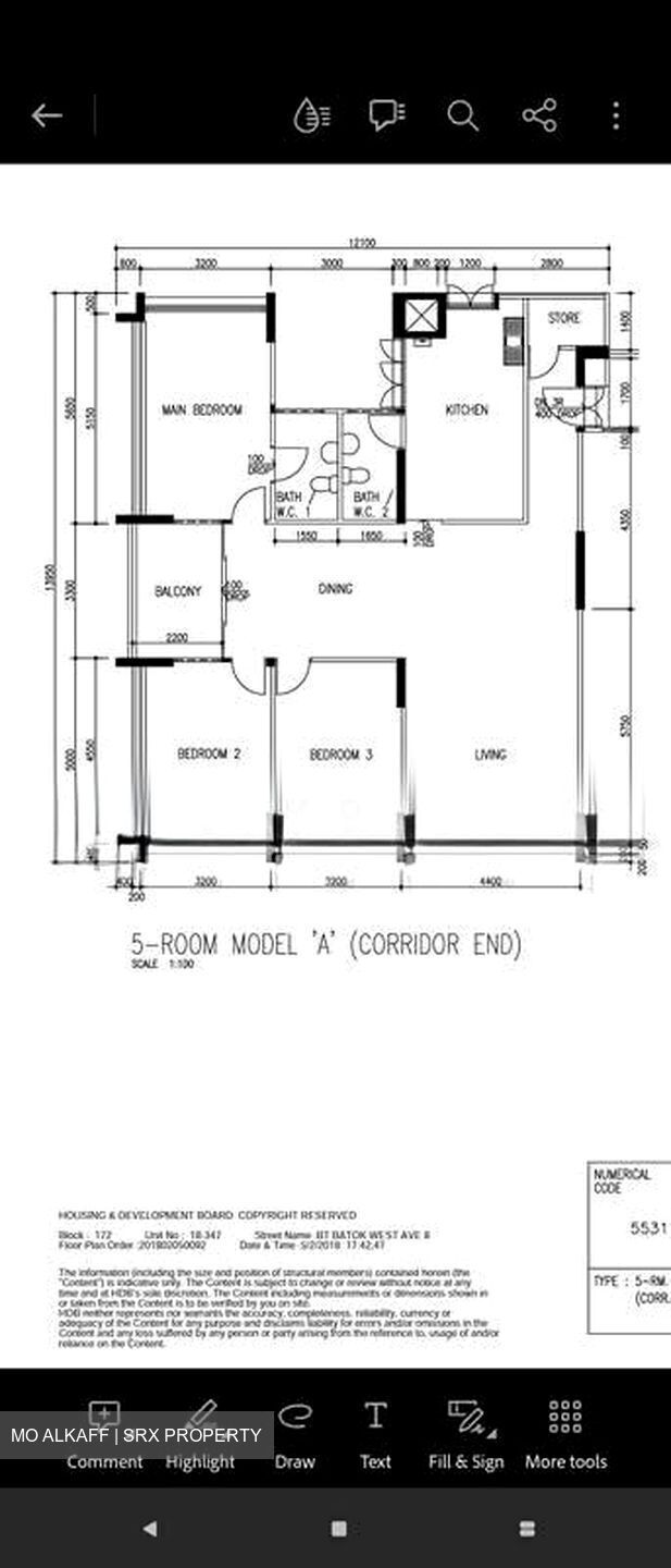 Blk 172 Bukit Batok West Avenue 8 (Bukit Batok), HDB 5 Rooms #581826961